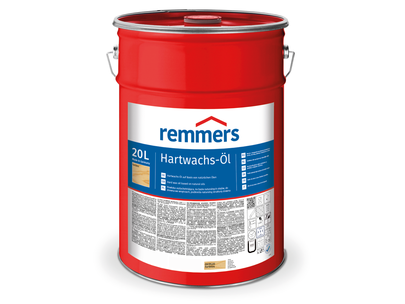 0000069520 Hartwachs-Öl farblos 20l