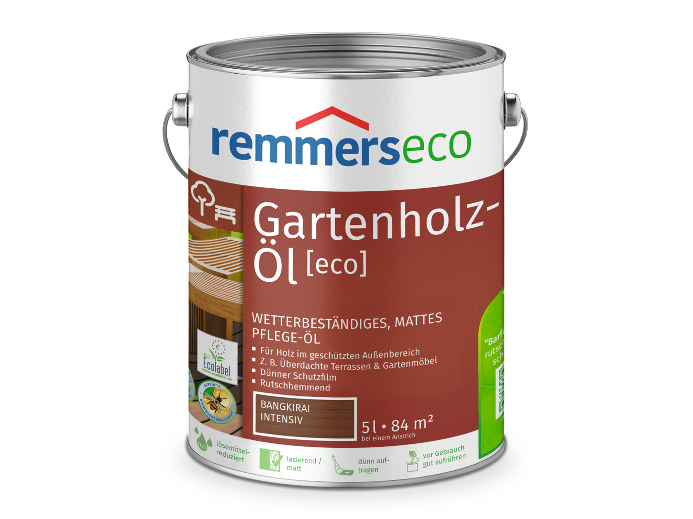 0000769005 Gartenholz-Öl [eco] bangkirai intensiv (FT-54602) 5l