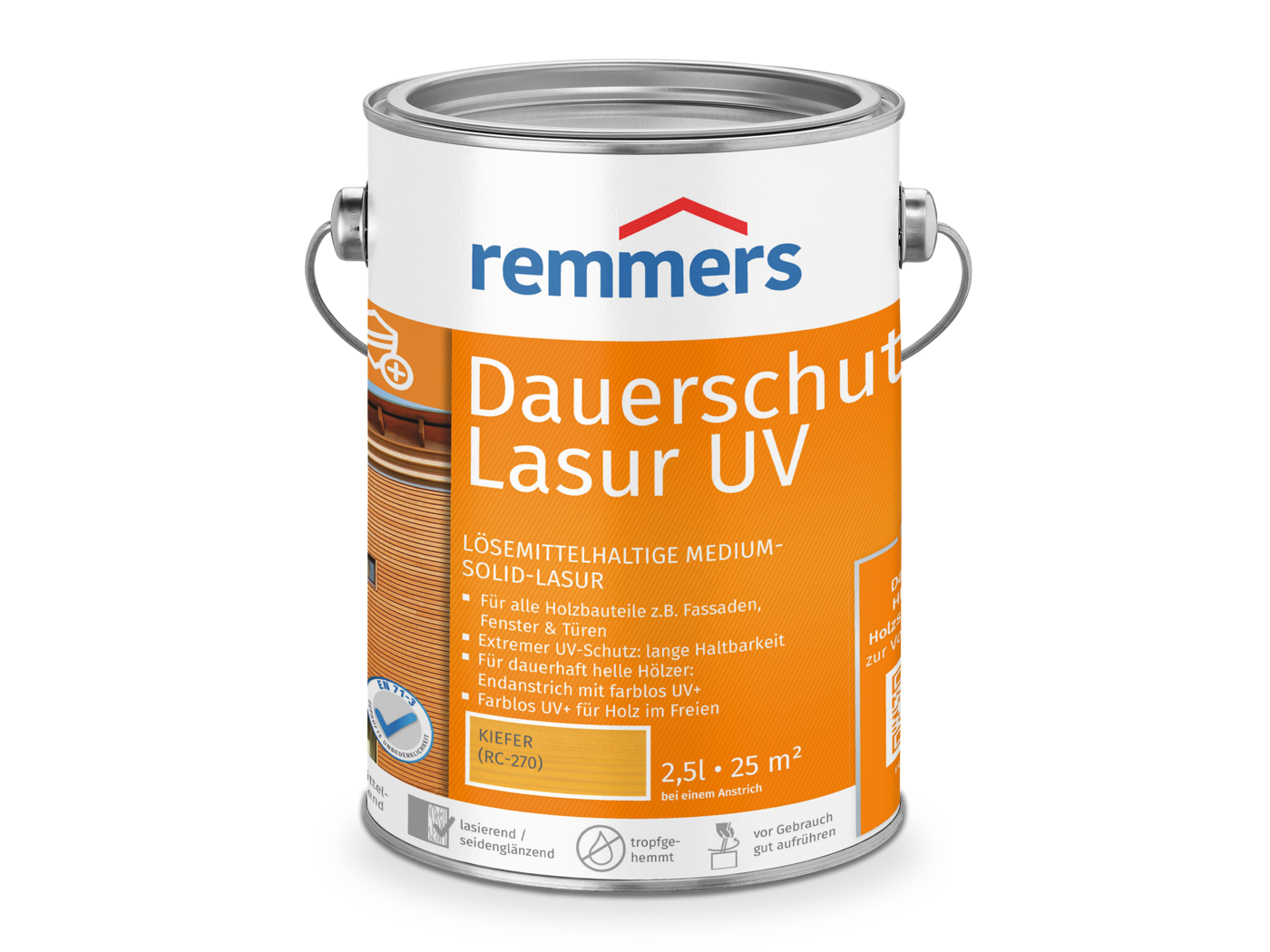 0000224603 Dauerschutz-Lasur UV kiefer (RC-270) 2,5l