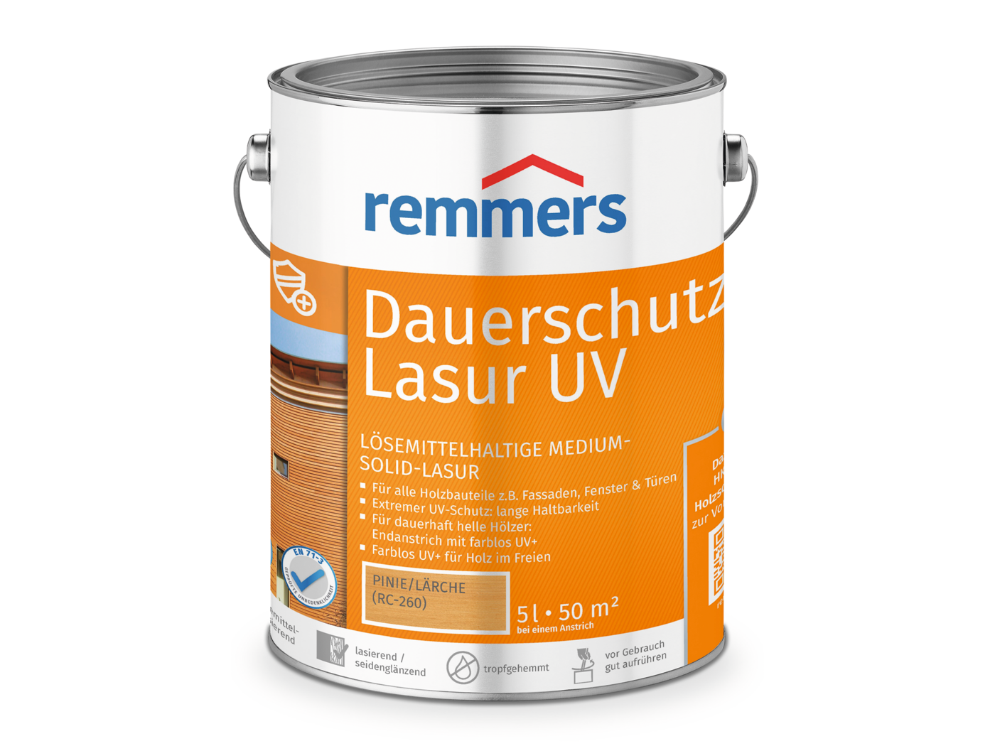 0000224705 Dauerschutz-Lasur UV pinie/lärche (RC-260) 5l