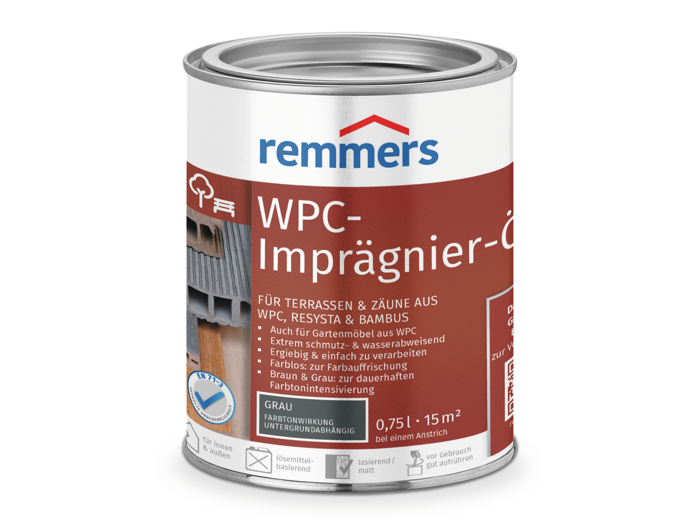 0000208901 WPC-Imprägnier-Öl grau 0,75l