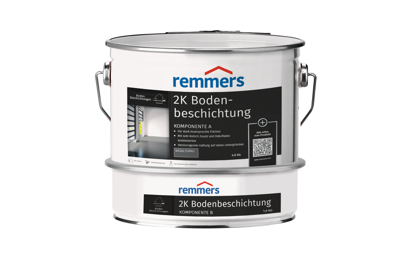 0000776005 2K Bodenbeschichtung basaltgrau (ca. RAL 7012) 5kg