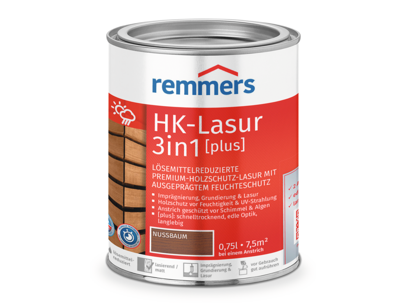 0000543401 HK-Lasur 3in1 [plus] nussbaum (RC-660) 0,75l