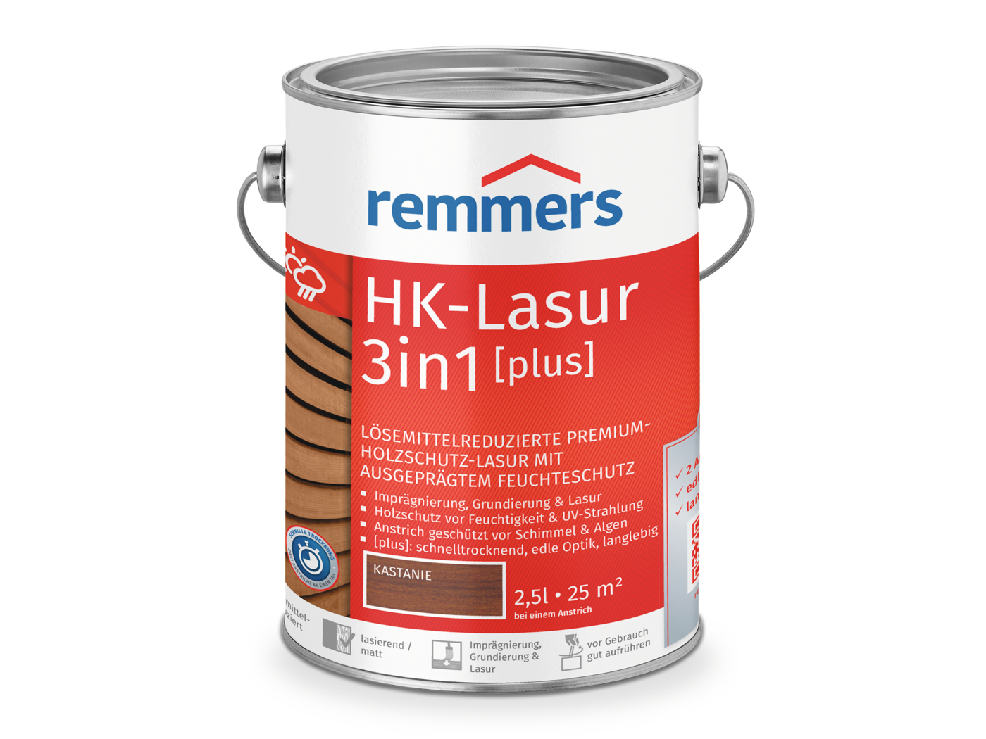0000545303 HK-Lasur 3in1 [plus] kastanie (RC-555) 2,5l