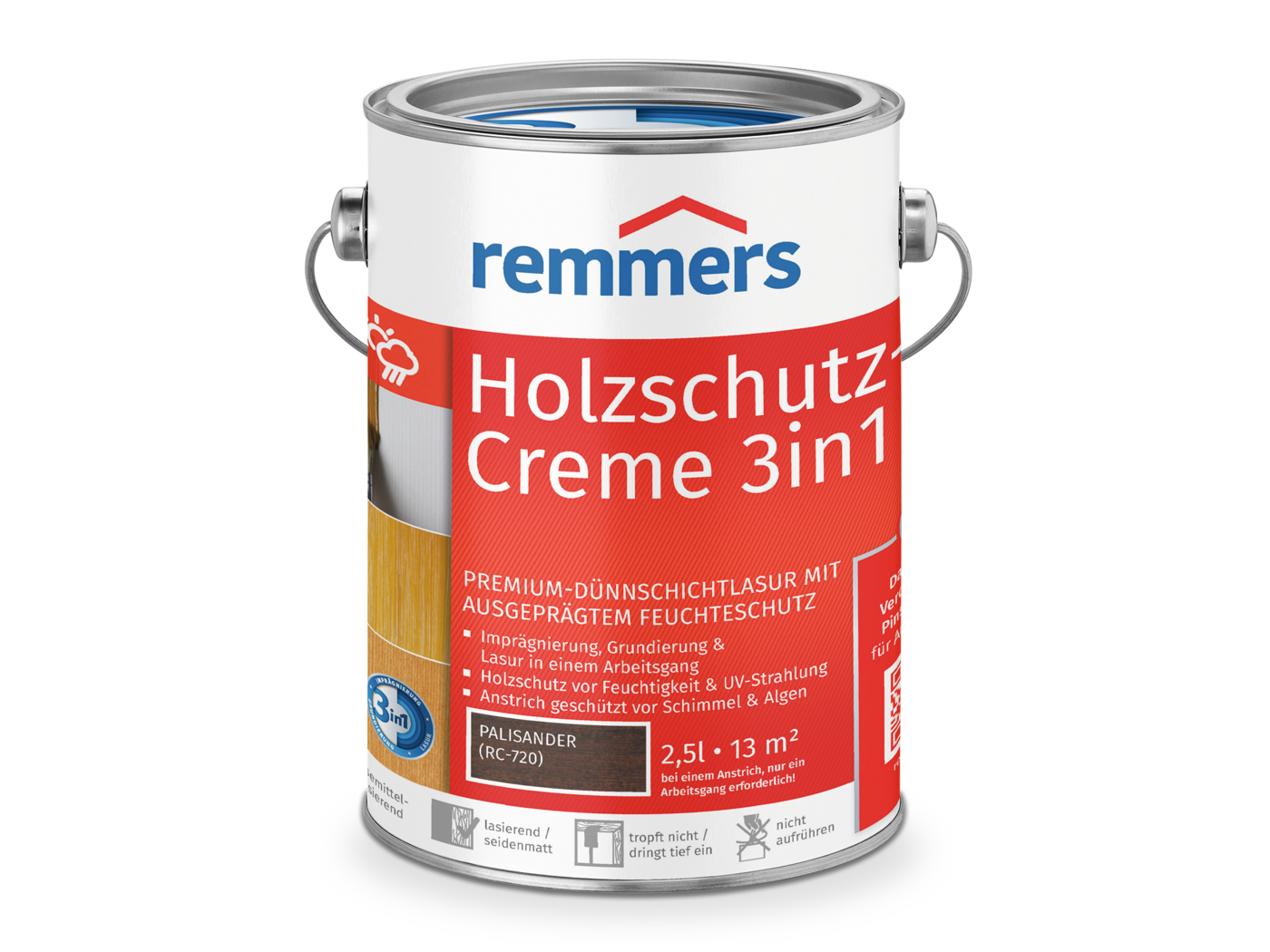 0000272303 Holzschutz-Creme 3in1 palisander (RC-720) 2,5l