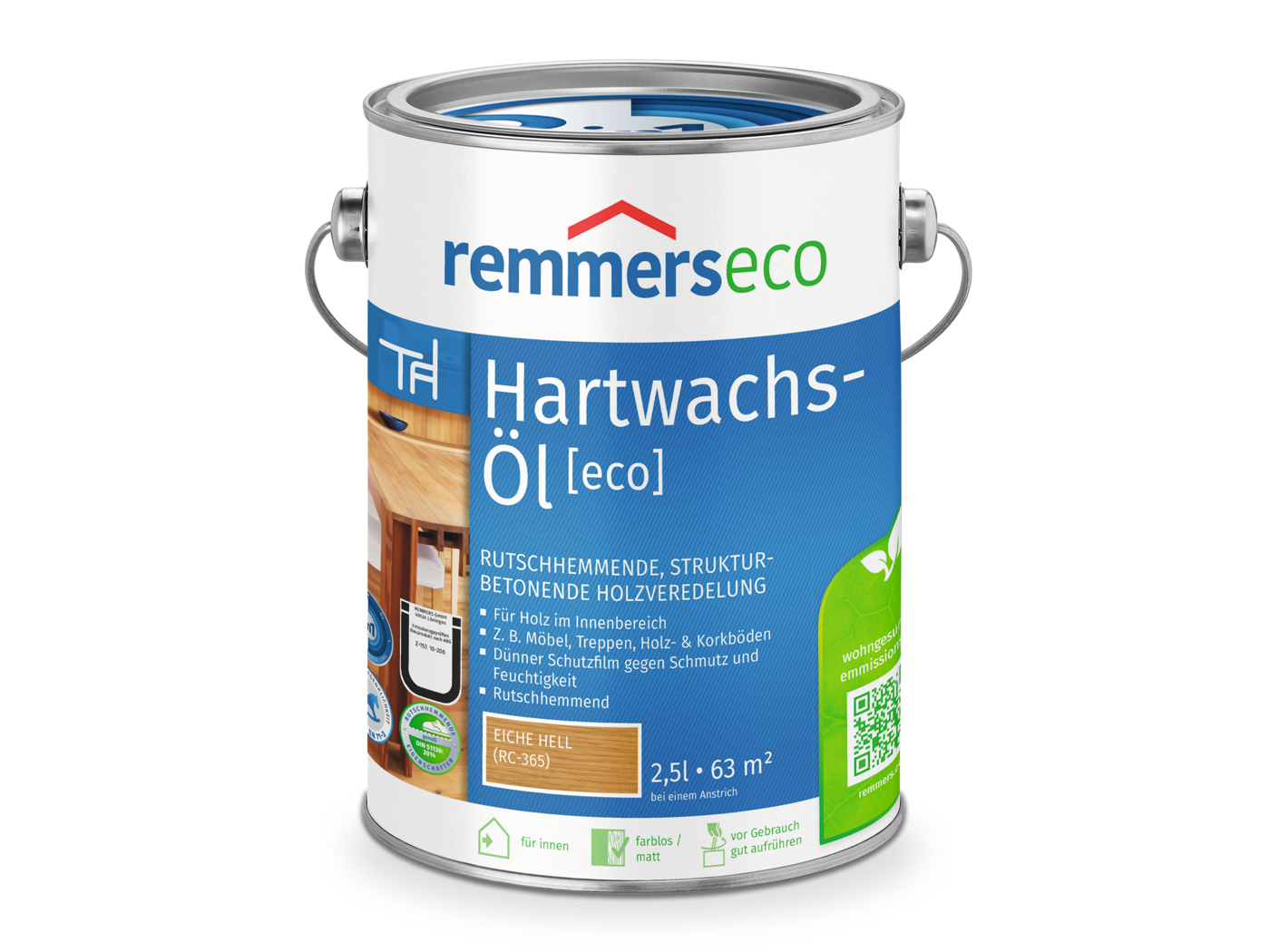 0000768403 Hartwachs-Öl [eco] eiche hell (RC-365) 2,5l