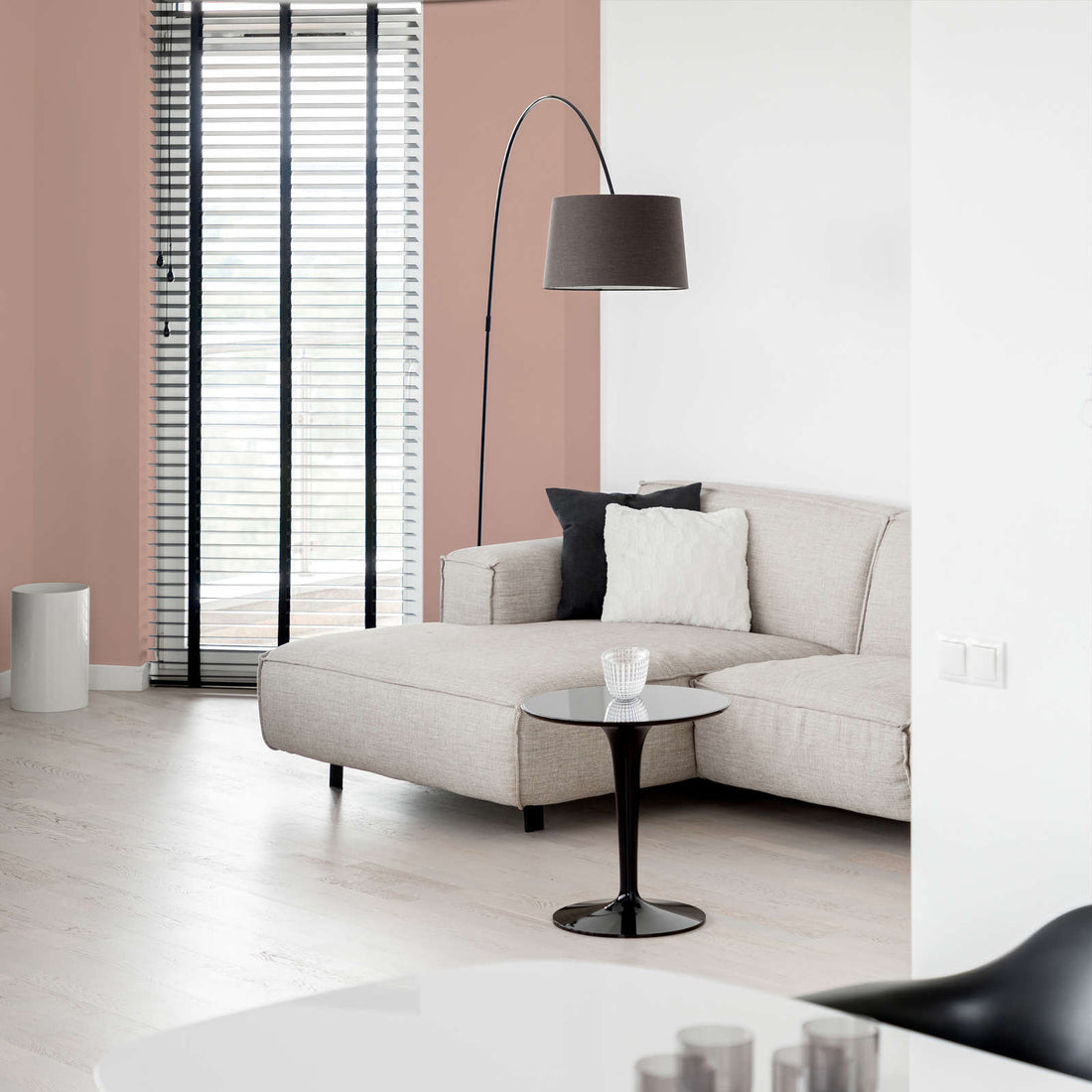 PURO Premium Wandfarbe - Deutsche Qualität für Innenräume (Rosiges Beige c2023)