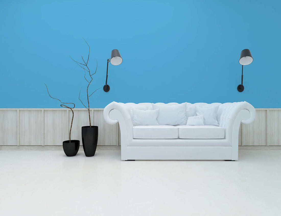PURO Premium Wandfarbe - Deutsche Qualität für Innenräume (Ozeanblau c3002)