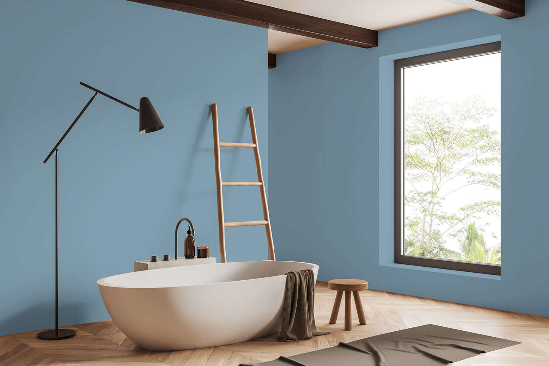 PURO Premium Wandfarbe - Deutsche Qualität für Innenräume (Ozeanblau c3006)