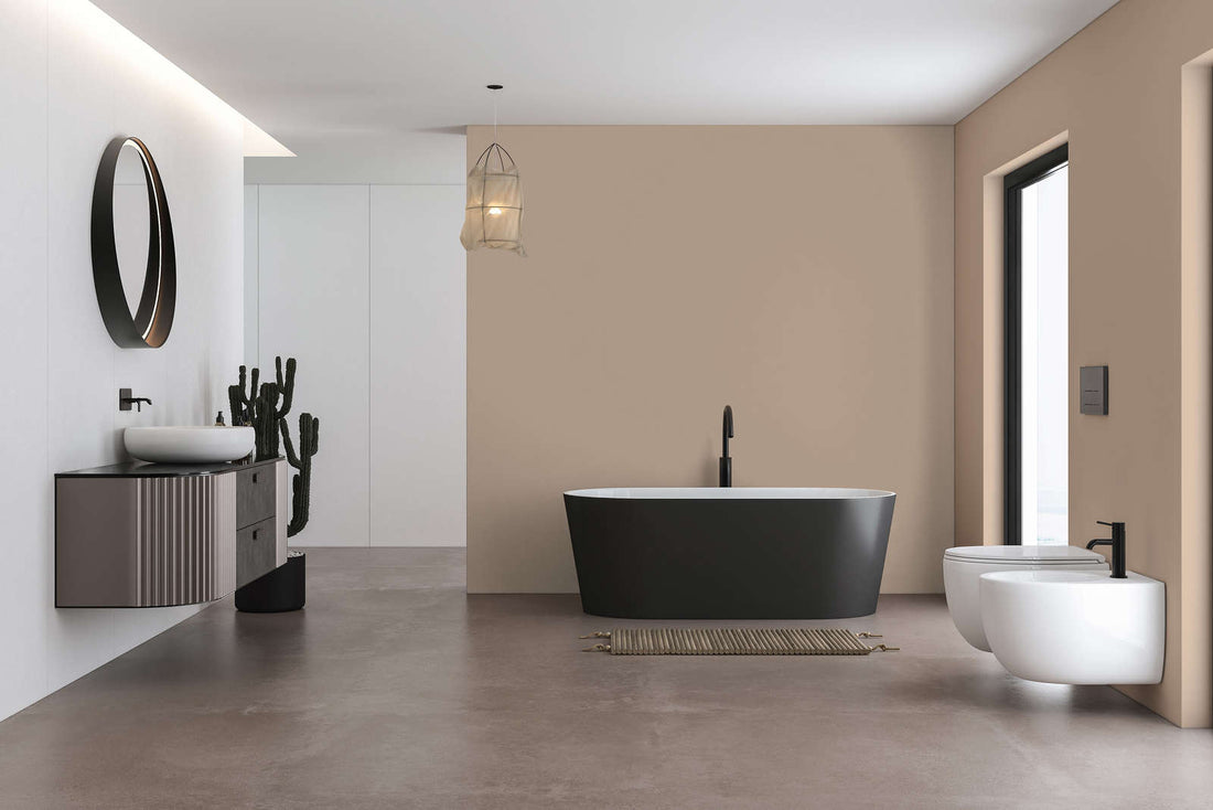 PURO Premium Wandfarbe - Deutsche Qualität für Innenräume (Sandbeige c7024)