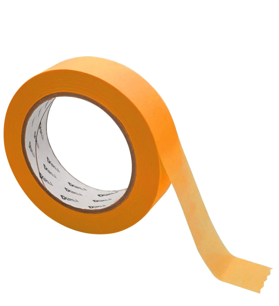 Kreppband Goldband 30 mm x 50m Acrylat Abdeckbänder ECO für Maler und Lackierer