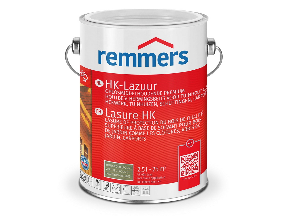 Remmers HK-Lazuur 3in1 - Zoutgroen - Houtbeits